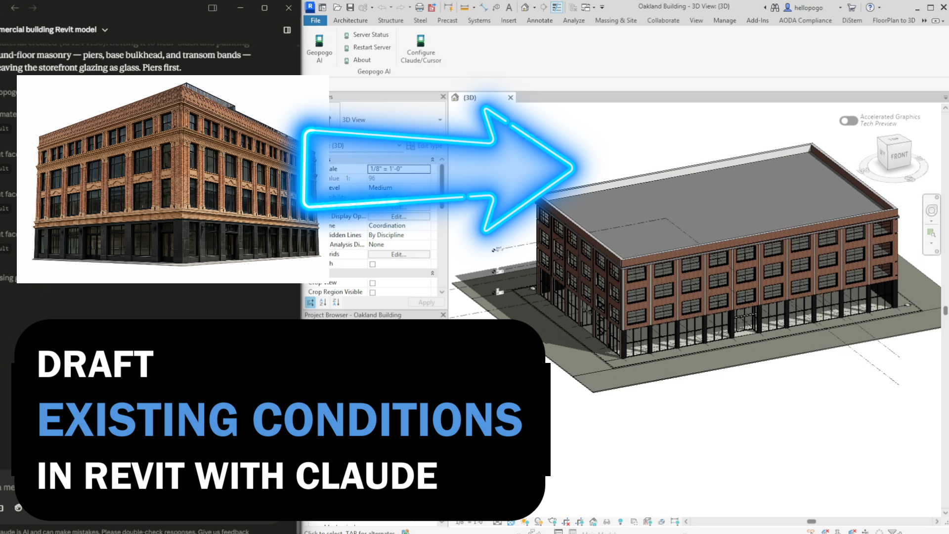 Claude to Revit — Talk to Claude, Build in Revit | Geopogo